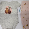 Conjunto Carter’s “Sweet As Can Be” – body e calça legging para bebê menina