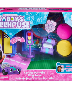 Gabby’s Dollhouse Carlita Play Room – playset original com figura e cenário