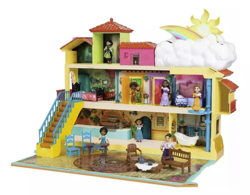 Playset Disney Encanto Casa Madrigal com luzes, sons e personagens extras