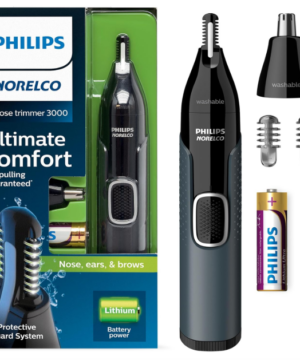 Philips Norelco NT3600/42 – Aparador de pelos do nariz, orelha e sobrancelha