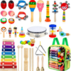 Conjunto de Instrumentos Musicais Infantis com Mochila