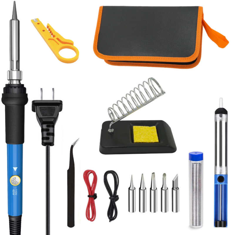 Ferro de Solda Elétrico LX5030 com kit de acessórios