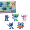 Figuras Colecionáveis Stitch e Angel Disney – Conjunto com 5 Peças