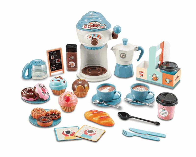 Conjunto de brinquedo infantil com 32 peças de sorveteria para crianças