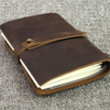 Caderno de Couro Vintage Compacto SKU 320