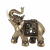 Estátua de elefante dourado Feng Shui Mkoaceer em resina