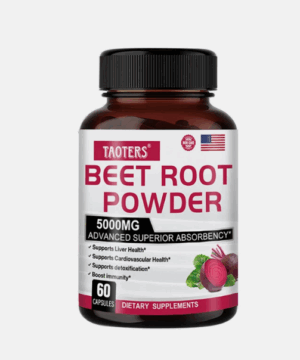 Beet Root Powder 5000mg – 60 Cápsulas