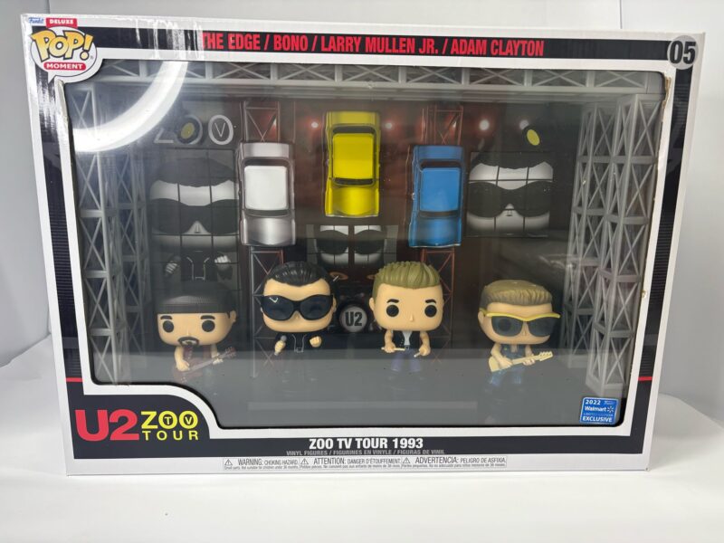 Texto alternativo: Funko Pop U2 Zoo TV Tour 1993 #05 – Edição Especial Colecionável