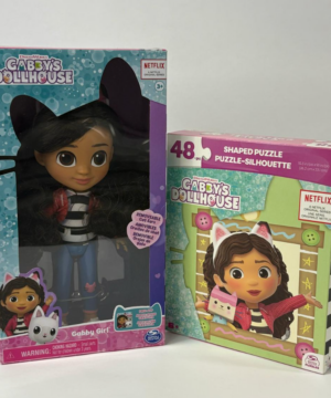 Combo Gabby’s Dollhouse – Boneca Gabby Girl e Quebra-Cabeça Infantil