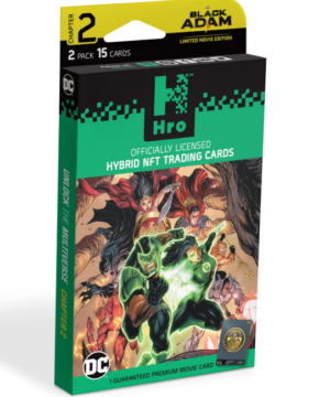 HRO DC Comics Chapter 2 – 2-Pack Premium Booster com cartas físicas e NFTs
