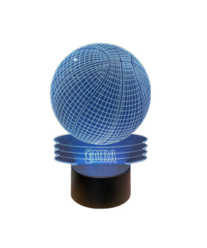 Luminária LED 3D Basquete NBA com Controle
