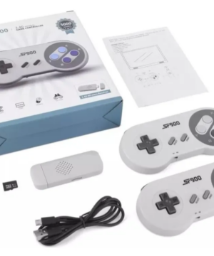 Console retrô SF900 com 5.000 jogos clássicos Nintendo