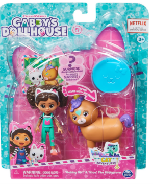 Gabby’s Dollhouse – Pack Gabby Girl e Kico com Surpresas