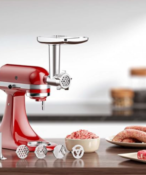 Kit Moedor de Carne e Enchedor de Linguiça para Batedeira KitchenAid