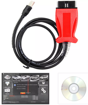 Cabo UCDS Pro+ com CDs para diagnóstico Ford OBD2