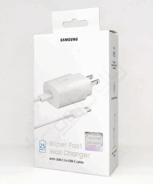 Carregador Samsung 25W com cabo USB-C