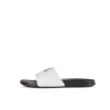 Nike Unisex Benassi JDI Sport Sandal, White/Black/Black, 9 US Men
