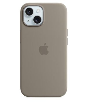 Apple iPhone 15 Silicone Case with MagSafe - Clay