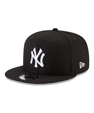 New Era New York Yankees mens Basic Black and White 9FIFTY Snapback 950