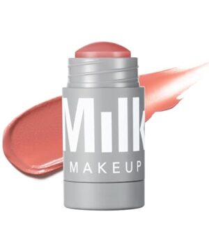 Milk Makeup Lip + Cheek Stick – Multi-Use Cream Blush + Lip Color with Mango Butter, Avocado Oil + Apricot Oil – Hydrating, Buildable, Long-Lasting, Vegan Formula – Werk, 0.21 oz