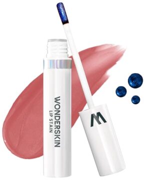 Wonderskin Wonder Blading All Day Lip Stain Peel Off Masque - Long Lasting, Waterproof and Transfer Proof Nude Lip Tint, Matte Finish Peel Off Lip Stain (Whimsical Masque)