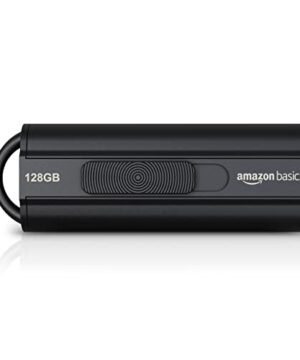 Amazon Basics 128 GB Ultra Fast USB 3.1 Flash Drive, Black