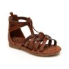 carter's Girls Natalia Sandal, Brown, 8 Toddler