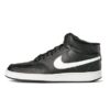 Nike Men's Court Vision Mid Next Nature Sneaker, Black/White/Black, 9