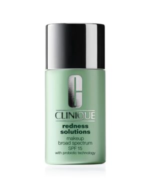 Clinique Redness Solutions Liquid Foundation Makeup Broad Spectrum SPF 15 With Probiotic Technology | Covers Redness + Appropriate For Skin With Rosacea, Calming Neutral, 1 Fl Oz