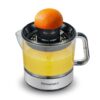 Elite Gourmet ETS623 BPA-Free Electric Citrus Juicer, Compact, Large Volume, Pulp Control, Oranges, Lemons, Limes, Grapefruits with Easy Pour Spout, 24oz, Black/Stainless Steel