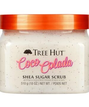 Tree Hut Shea Sugar Scrub Coco Colada, 18 oz, Ultra Hydrating and Exfoliating Scrub for Nourishing Essential Body Care