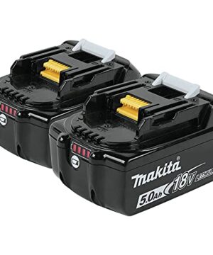 Makita BL1850B-2 18V LXT Lithium-Ion 5.0Ah Battery, 2/pk, Black