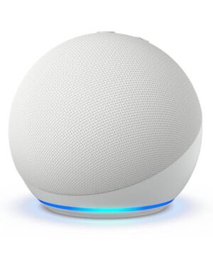 Amazon Echo Dot (newest model), Vibrant sounding Alexa speaker, Great for bedrooms, dining rooms and offices, Glacier White
