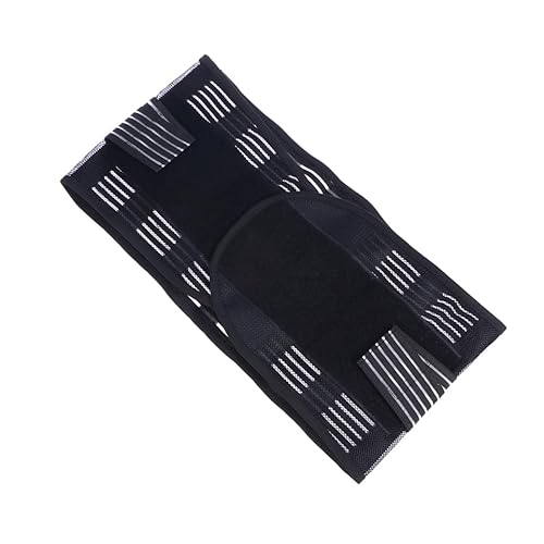BESPORTBLE Lumbar Support Belt Waist Support Belt Steel Board Inserted Breathable Material Black Xxl