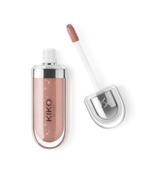 KIKO Milano 3D Hydra Lip Gloss – High Shine, Hydrating, Plumping, Non-Sticky, Moisturizing Lip Makeup – 20 Chestnut – 6.5ml