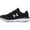Under Armour Womens Charged Assert 9 Running Shoe, Black/White, 7.5 Wide US