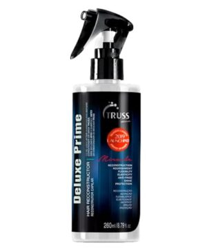 TRUSS Deluxe Prime Hair Treatment - Anti Frizz Heat Protectant Spray + Hair Primer - Nourishes, Detangles + Provides Thermal Protection Before Heat Styling (260 ml)