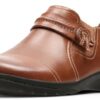 Clarks Women's Cheyn Madi Loafer, Dark Tan Leather, 8.5 M US