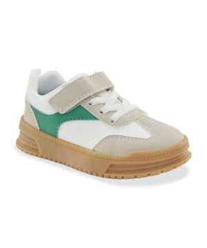 Carter's Kids Cruz Casual, White/Green, 6 US Unisex Toddler