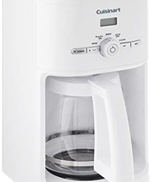 Cuisinart 12-Cup Classic Programmable Coffeemaker, White, 12-Cup, Programmable, DCC-1120NAS