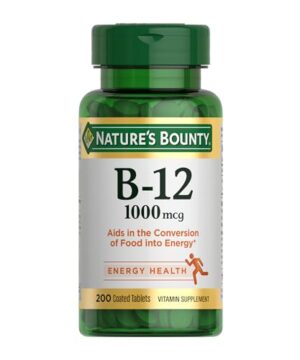 Nature's Bounty Vitamin B12 1000 mcg Supplements, Supports Energy Metabolism, 200 Ct