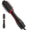 REVLON One Step Volumizer PLUS Hair Dryer and Styler - More Volume, Less Damage, and More Styling Control for Easy and Fast Salon-Style Blowouts, Plus Travel Friendly (Black)