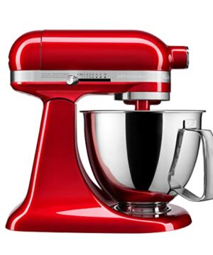 KitchenAid Artisan Mini 3.5 Quart Tilt-Head Stand Mixer - KSM3316X - Candy Apple Red
