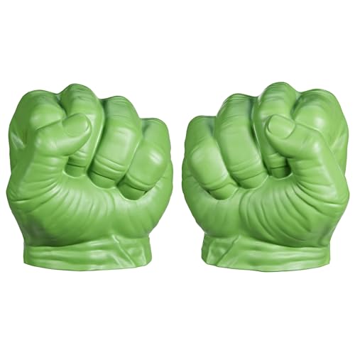Marvel Hulk Gamma Smash Fists, Soft Foam Role Play Toy, Avengers Super Hero Toys for Kids Ages 5 and Up