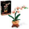 LEGO Botanicals Mini Orchid Building Set - Artificial, Fake Orchid for Home Decor, Adults Ages 18+ - Gift for Birthdays - Indoor Plant Decorations for Table, Desk, Office - 10343