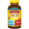 Nature Made Fish Oil Omega 3 Supplements, 1000mg Softgels, Omega 3 Fish Oil for Healthy Heart Support, 250 Softgels, 125 Day Supply