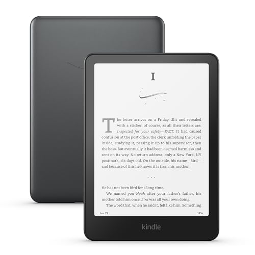 Amazon Kindle Paperwhite Signature Edition 32GB – Our fastest Kindle with auto-adjusting front light, wireless charging, and weeks of battery life – Metallic Black