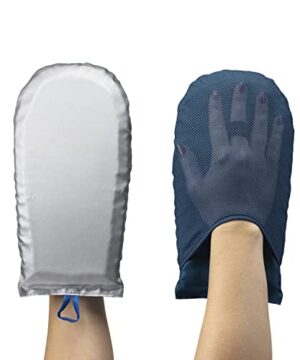 Conair Complete Care Protective Garment Steaming Mitt, Silver and Blue