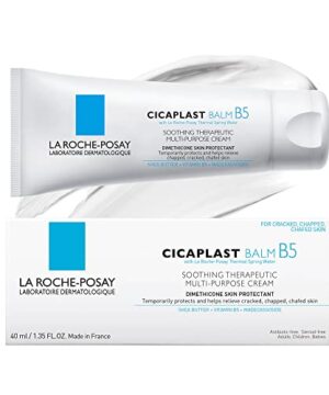 La Roche-Posay Cicaplast Balm B5, Healing Ointment and Soothing Therapeutic Multi Purpose Cream for Dry & Irritated Skin, Body and Hand Balm, Baby Safe, Fragrance Free