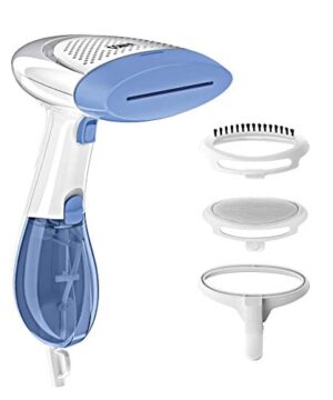 Conair Handheld Garment Steamer for Clothes, ExtremeSteam 1200W, Portable Handheld Design,White/Blue